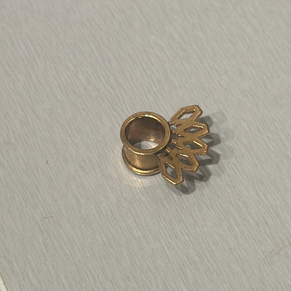 Tawapa  Rose Gold Eyelet Tunnel (one available.) 1/2” (12.7mm) - Picture 8 of 8
